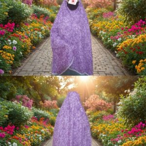 Premium Cotton Salah Hizab [ purple ]