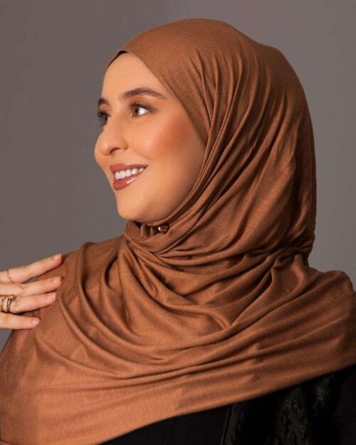 Jersey fabric Hijab [ Cooper colour ]