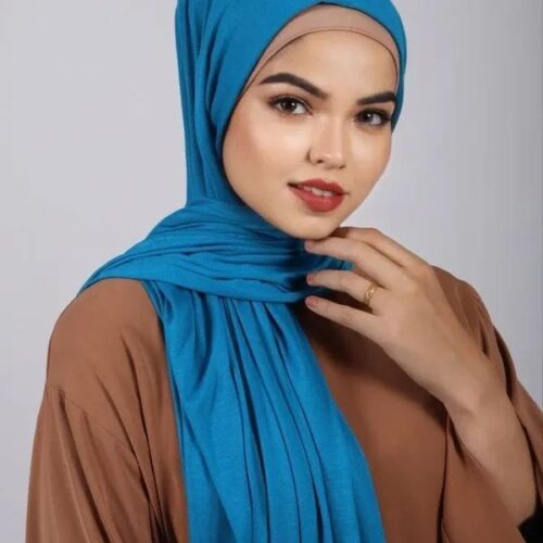 Jersey Fabric Hijab [ TL light blue ]