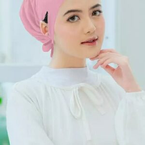 Jersey fabric inner cap [ pink]