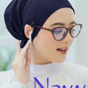 Jersey fabric inner cap [ Navy]