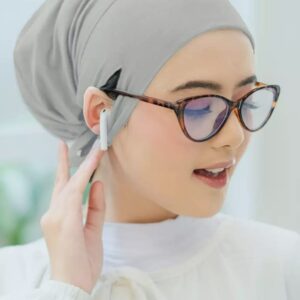 Jersey fabric inner cap [light ash]