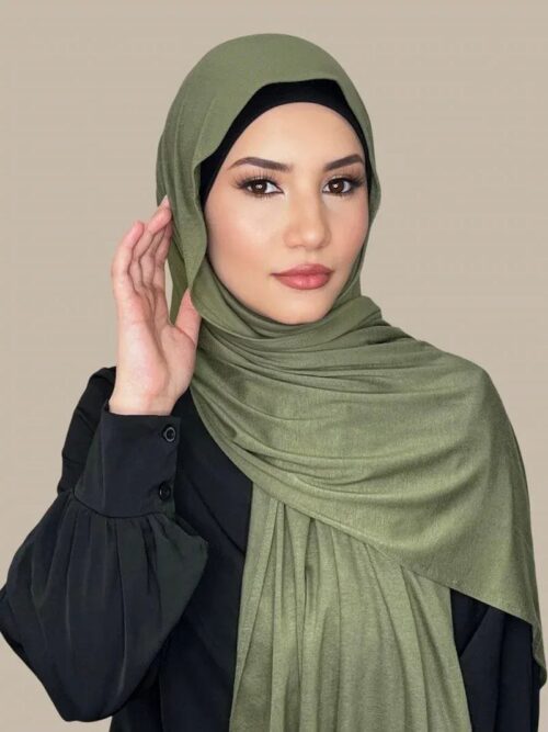 premium jersey hijab 
[Olive]