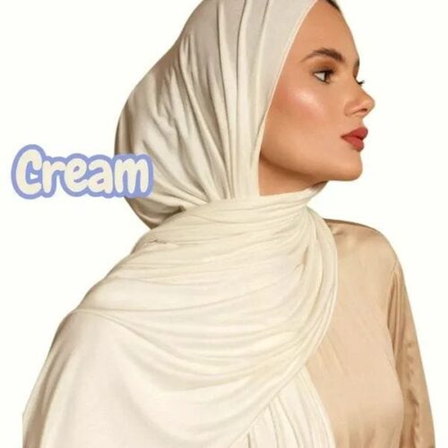 premium Jersey Hijab [ cream]