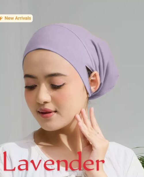 Jersey fabric inner cap [ lavander]