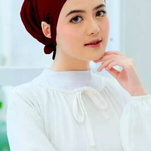 Jersey fabric inner cap [ maroon]