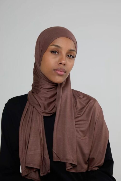 premium Jersey fabric hijab 
[ liver Macho ]