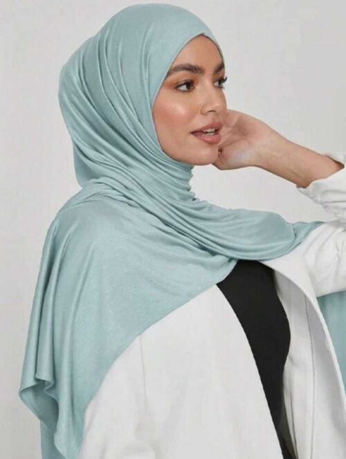 Korean Jersey fabric Hijab 
[ mint green]