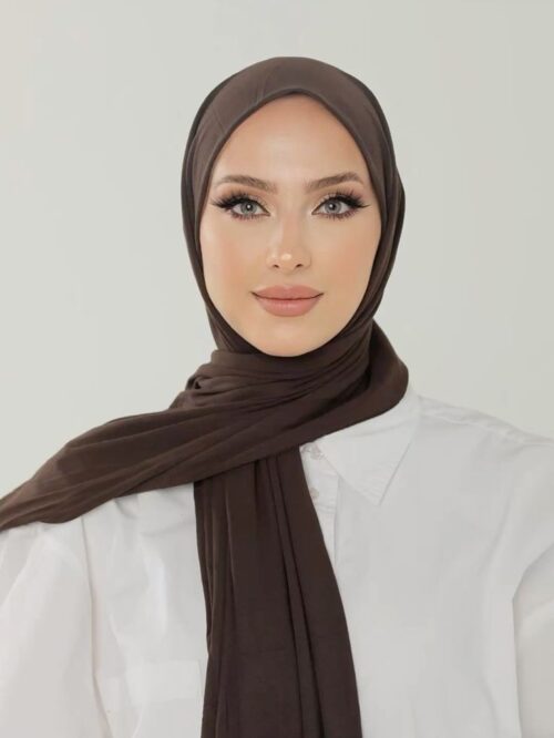 premium soft Jersey Hijab
 [ chocolates coffle  ]