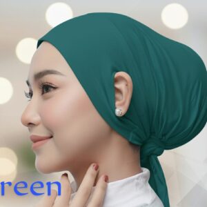 soft Jersey fabric inner cap [ green]