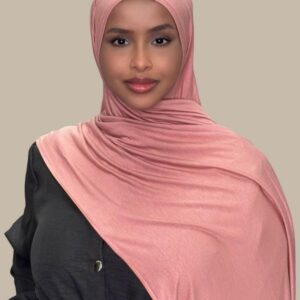 Korean Jersey fabric Hijab [ dusty Rose]