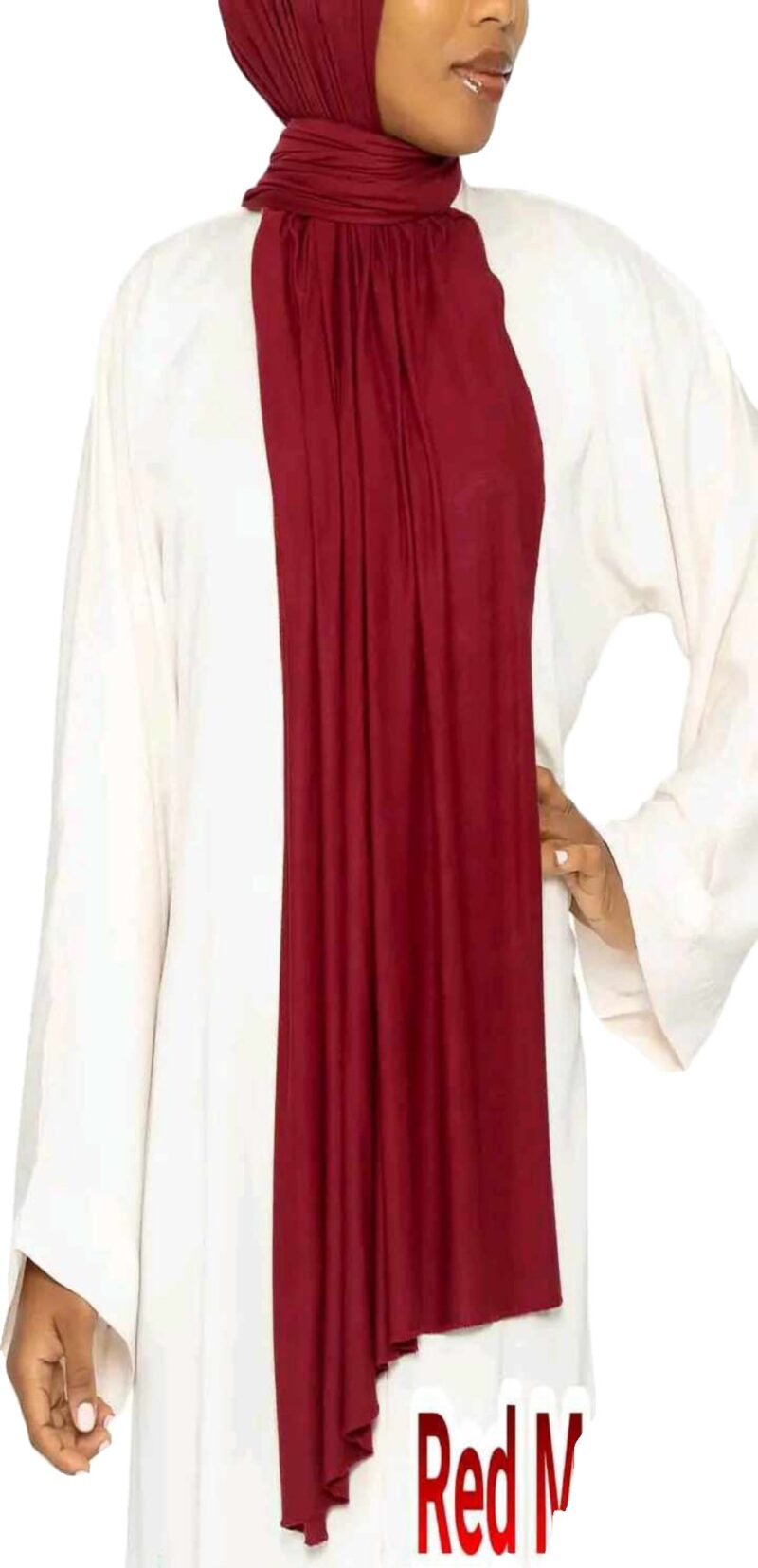 premium jersey hijab 
[ red maroon ]